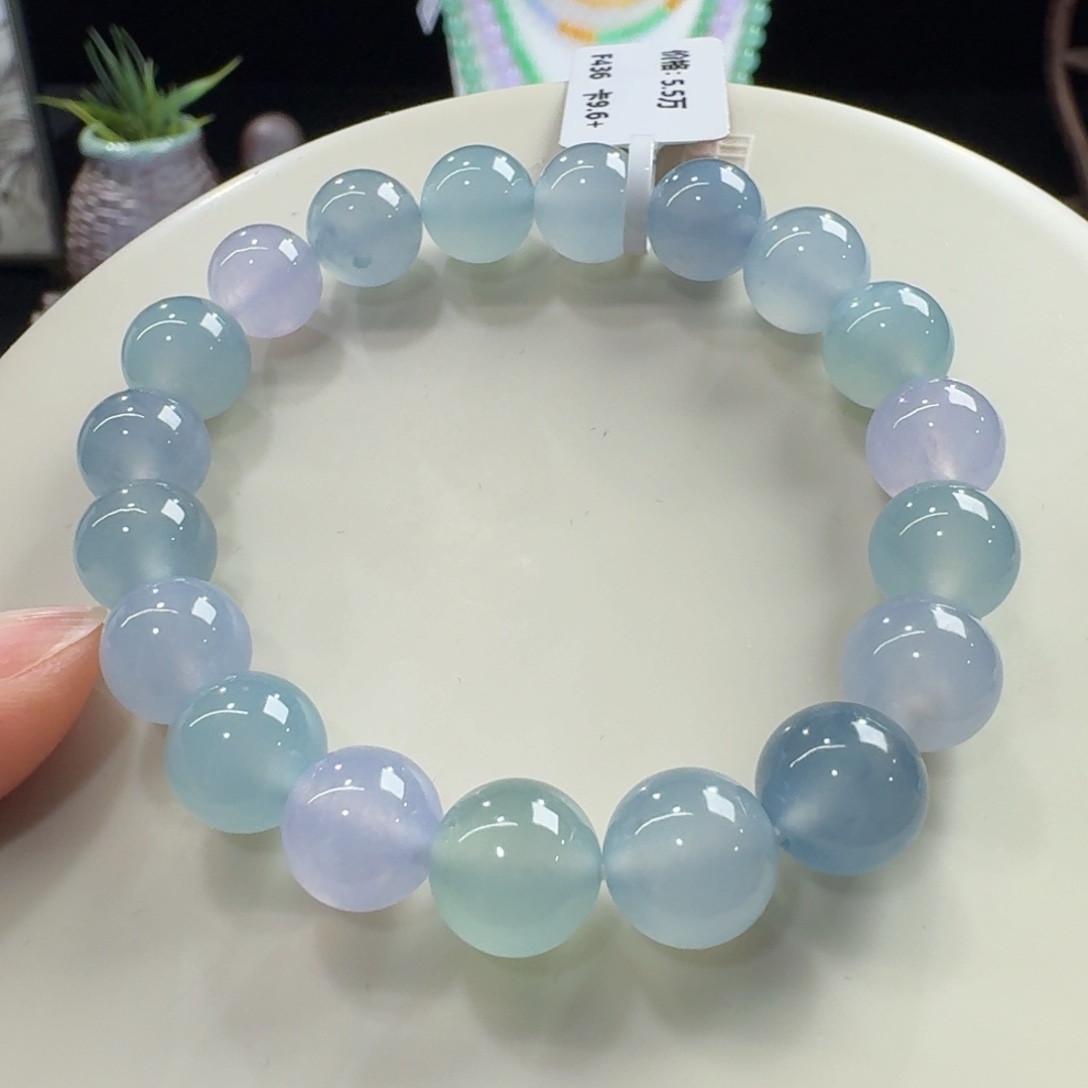 未镶嵌手链翡翠冰胶果冻莫兰迪多宝单圈10mm