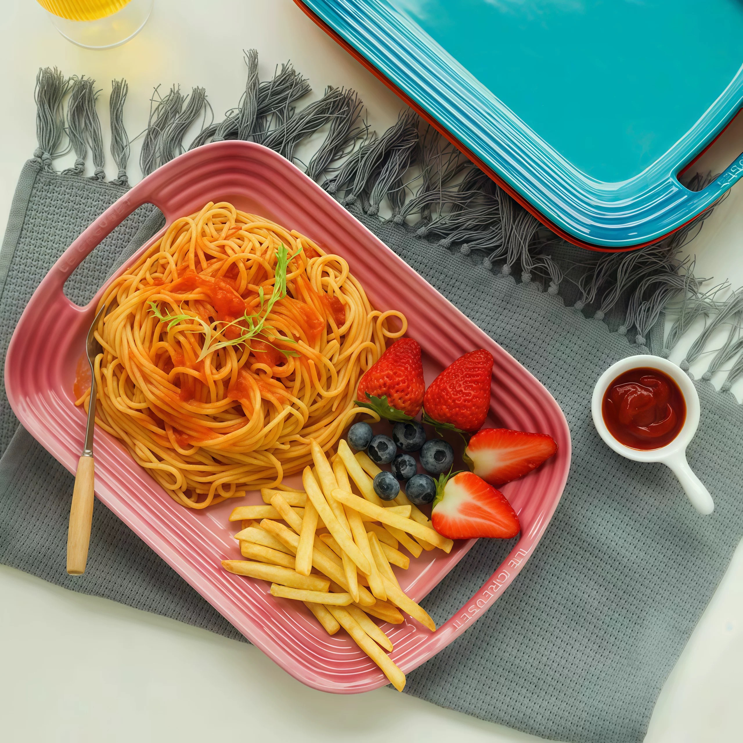 炻瓷托盘家用长方形水果盘子茶水盘餐具盘家用