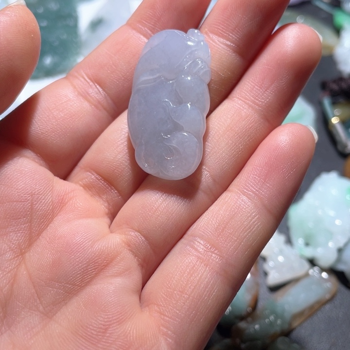 翡翠未镶嵌颈饰天然