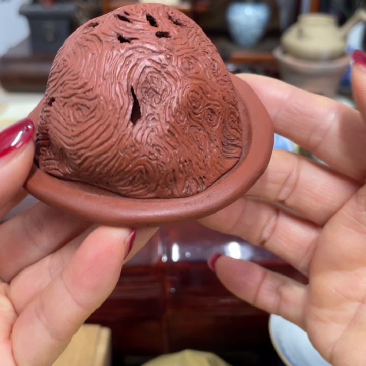 陶中古工艺品摆件