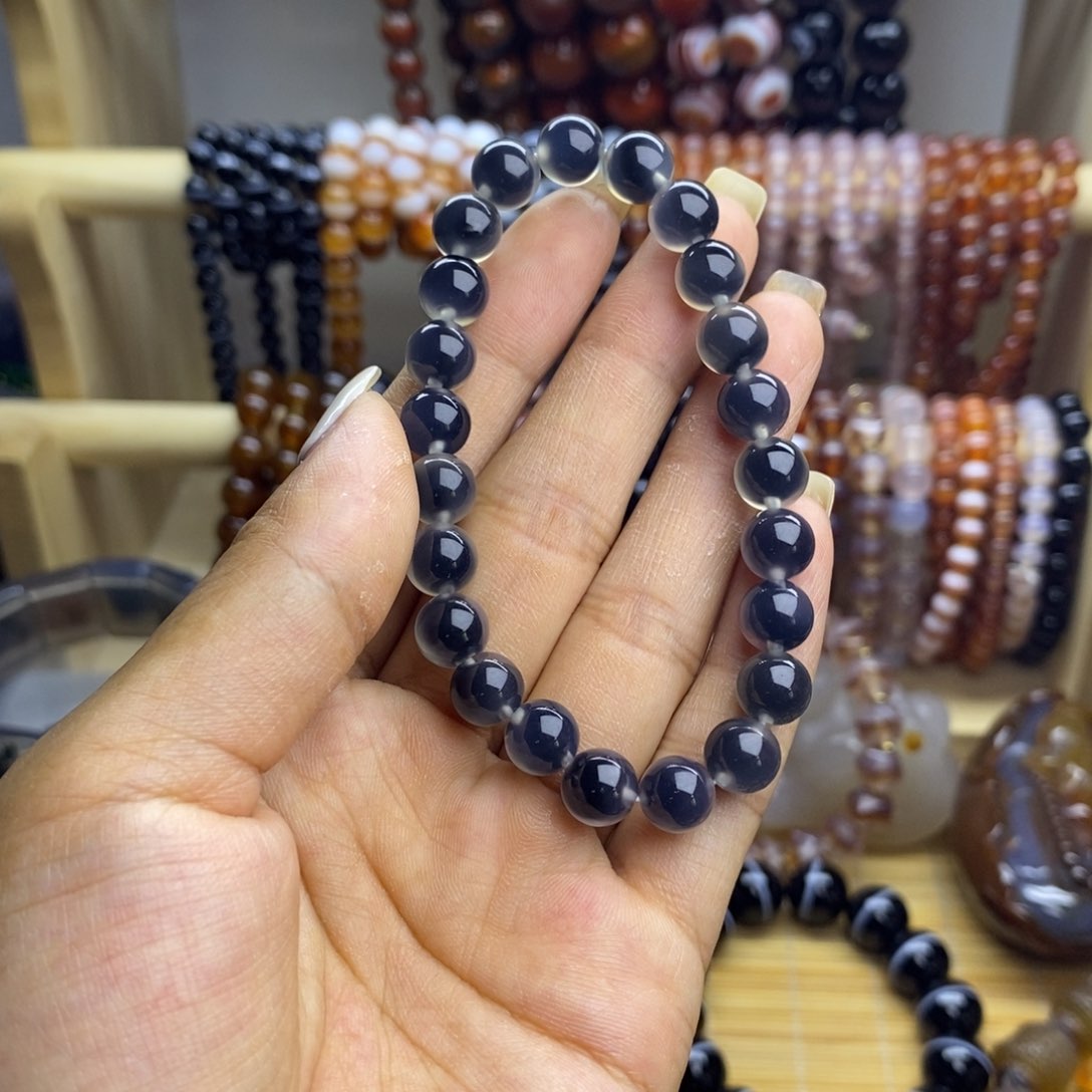 流***…玛瑙/玉髓手链未镶嵌