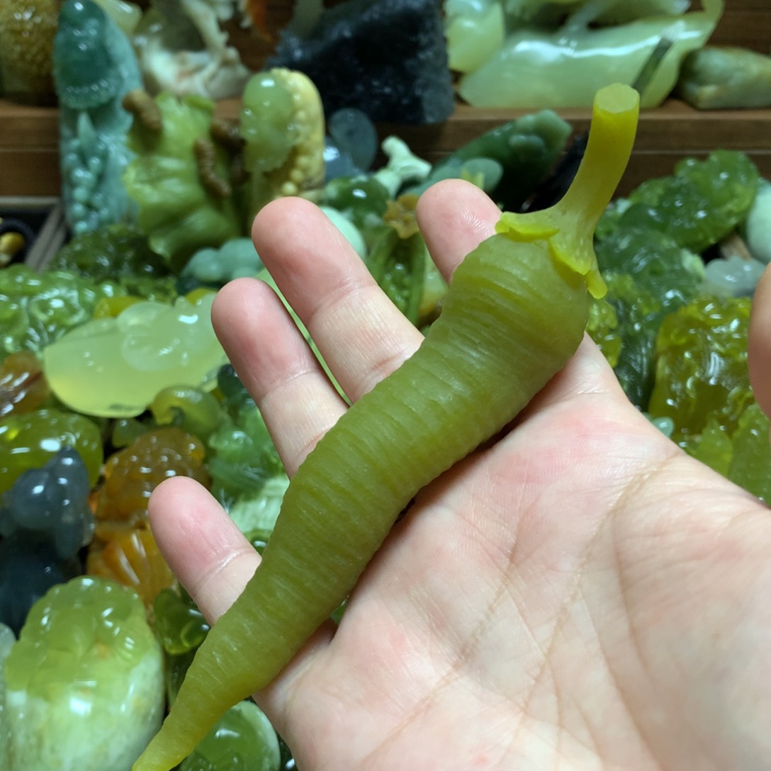 岫玉手把未镶嵌手把