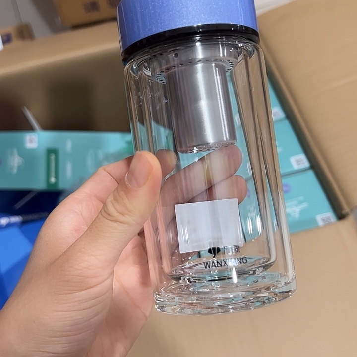 万象V161A蓝色玻璃杯210玻璃杯