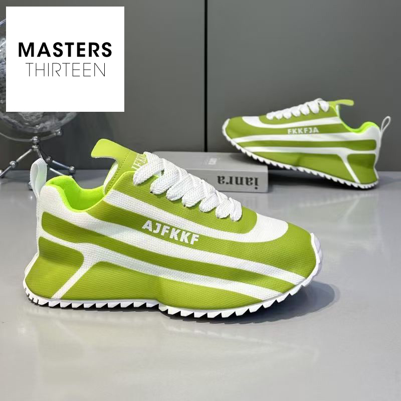 男鞋新款舒适网面厚底老爹鞋男款夏季潮流百搭防滑包底运动鞋QG70