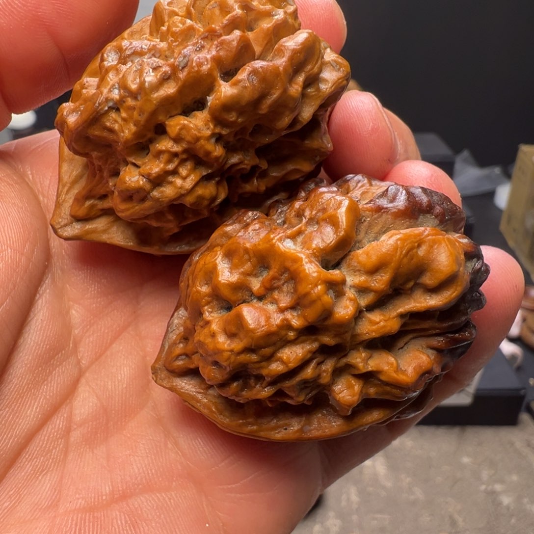 吊坠文玩核桃上古蛤蟆头47mm