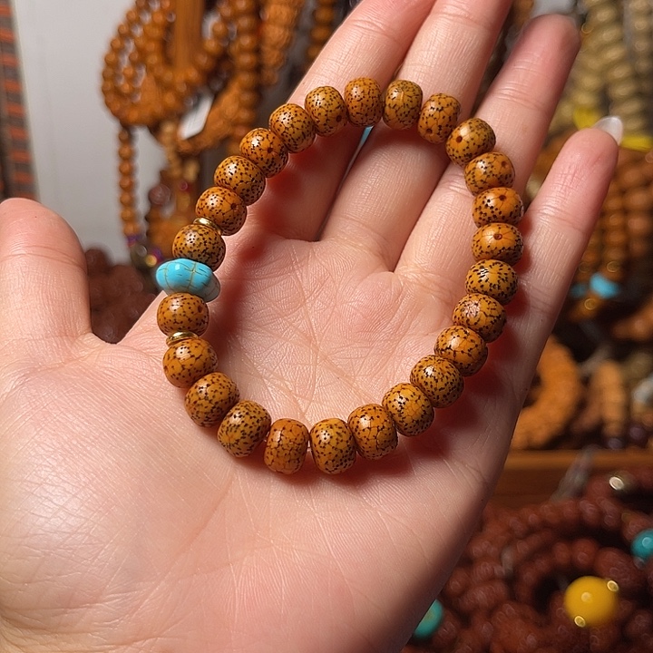 星月菩提吊坠开片单圈