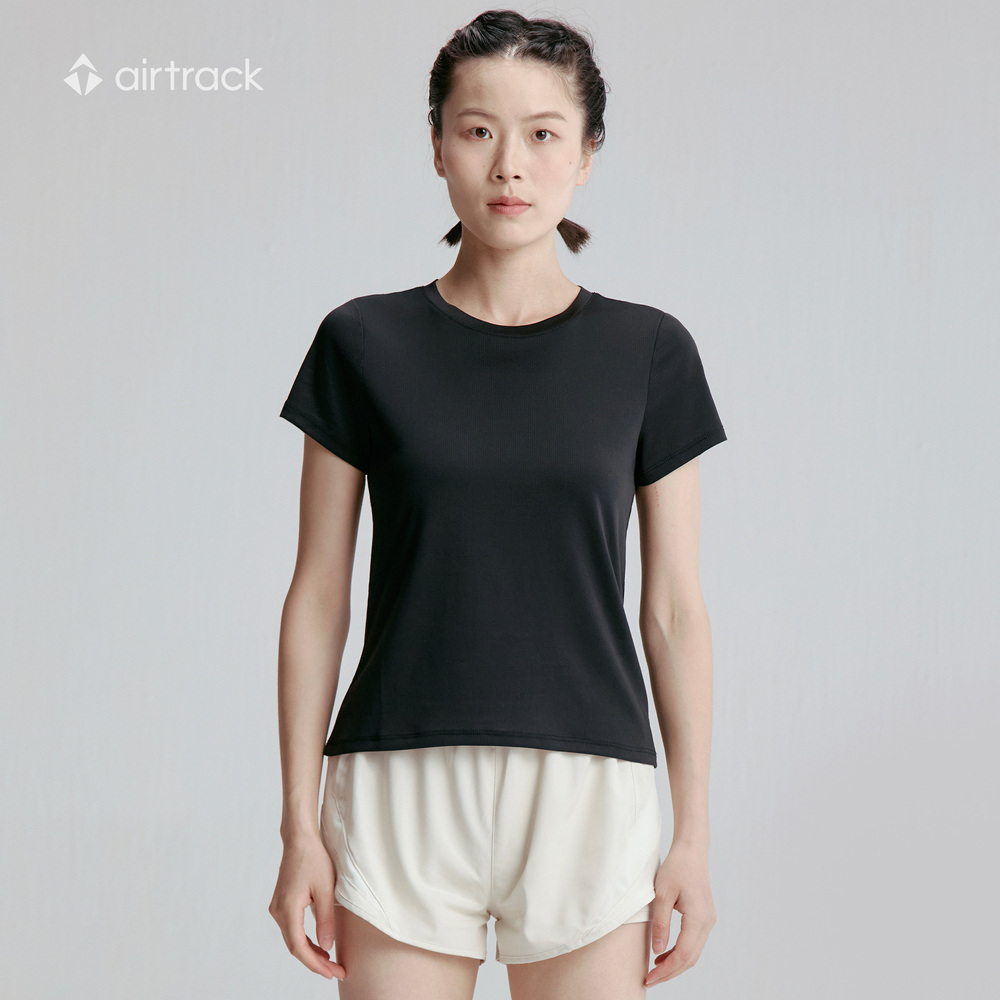 【滔搏联动】Airtrack女子运动短袖T恤TAS250501F-BLK