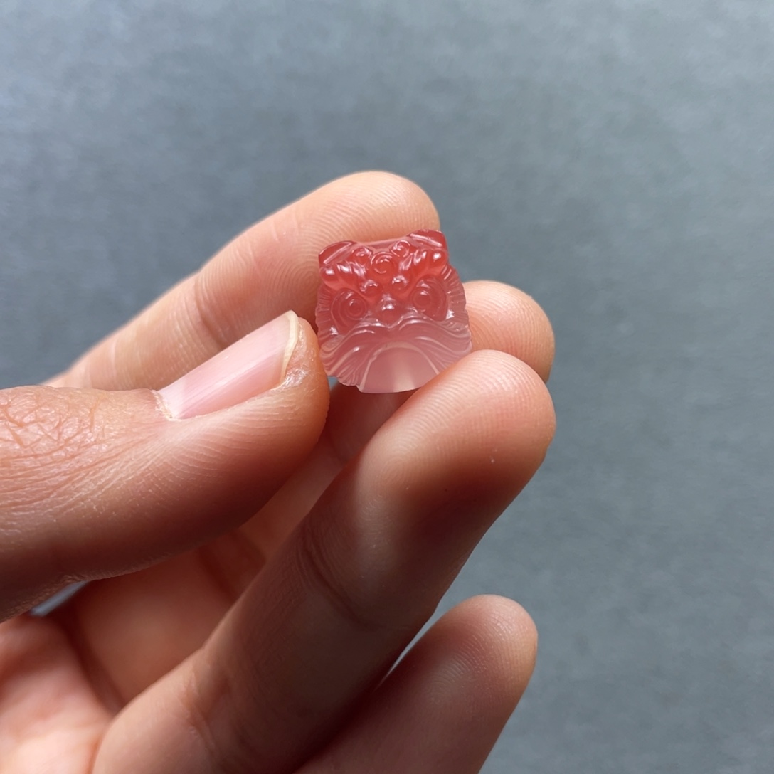 南红玛瑙配饰未镶嵌12.3mm