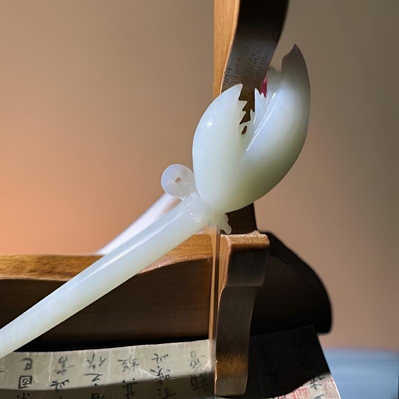 特色玉簪发簪手工雕刻精美设计送礼佳选