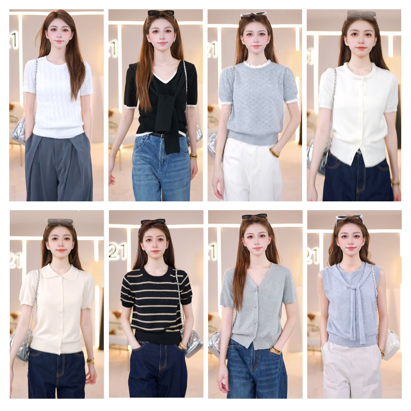 A21女装毛针织衫上衣（初秋针织衫合集）