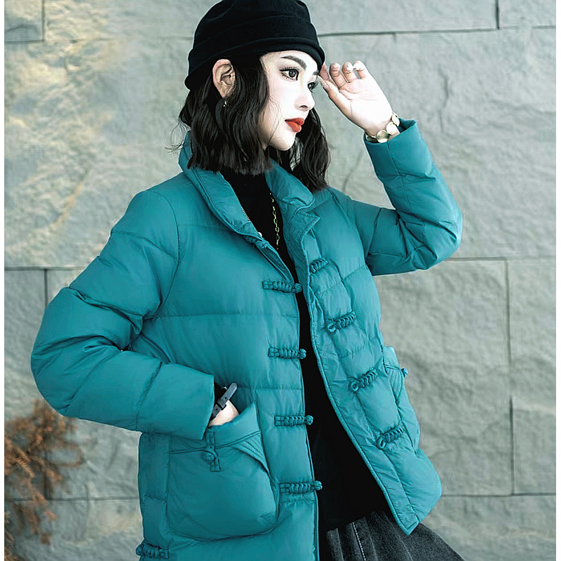 玛罗兰 正品  品牌鹅绒服 保真正品 盘扣外套