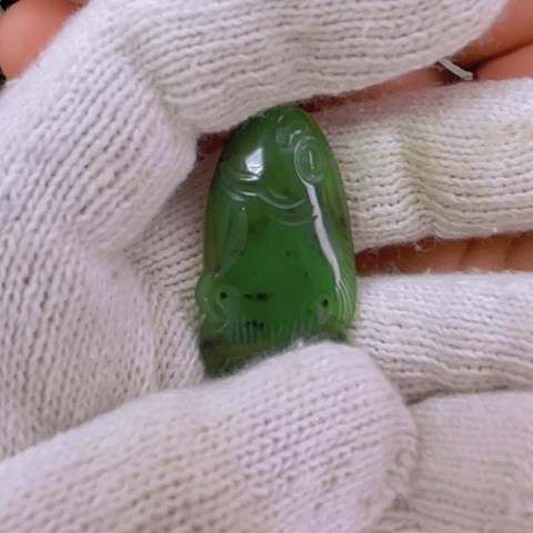 和田玉（糖玉）挂件未镶嵌用****6