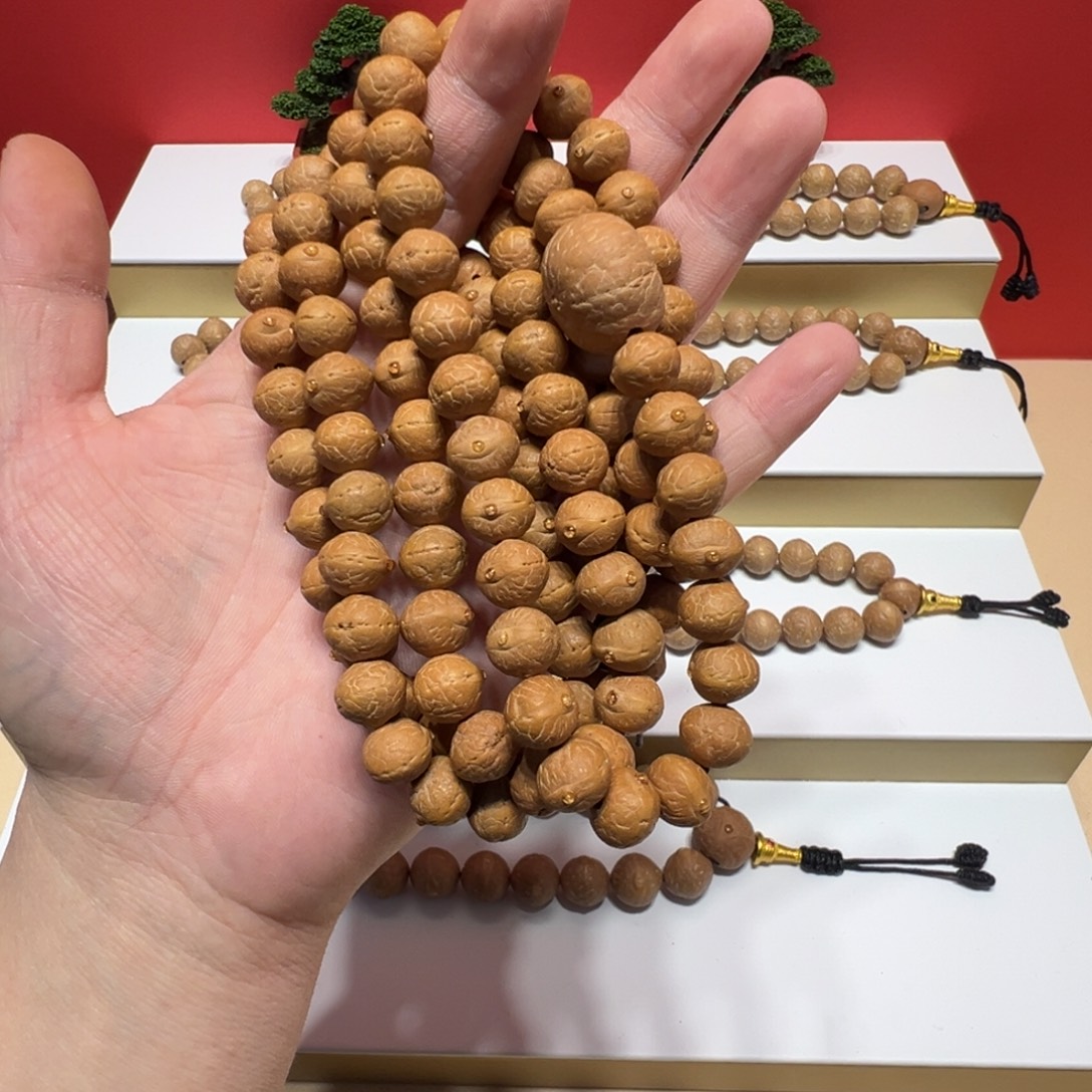 凤眼菩提手串10.5mm凤眼菩提实心矮桩108颗
