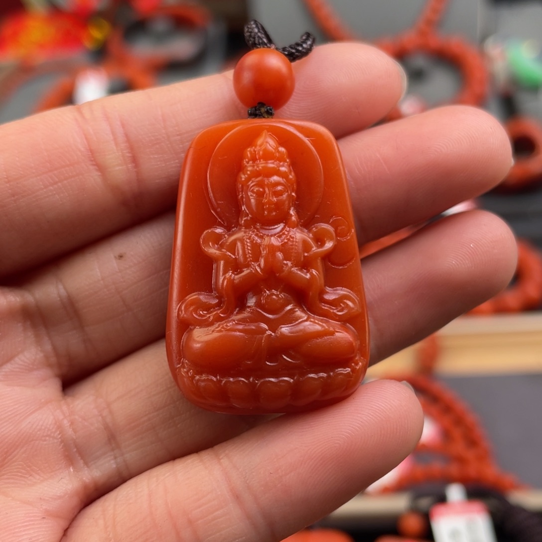 南红玛瑙雕刻未镶嵌