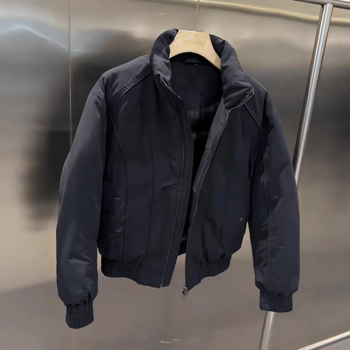 羽绒2025冬季新款加厚保暖加厚立领休闲羽绒服外套男装帅气夹克