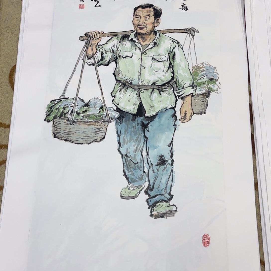 国画王永刚三尺人物艺