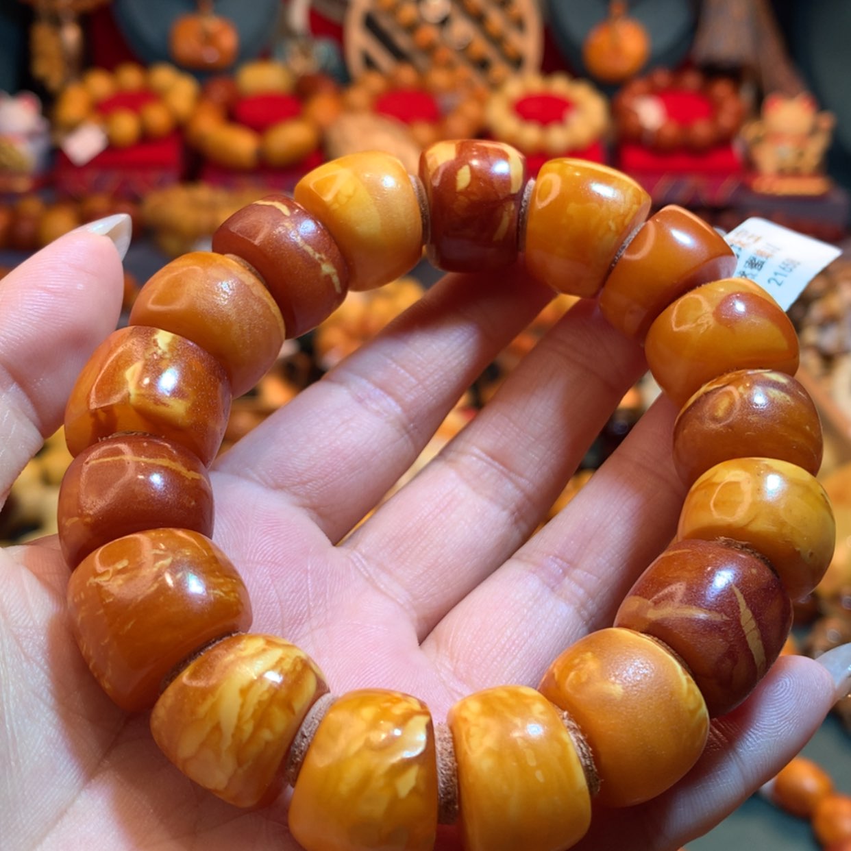 【闪购商品】蜜蜡手串未镶嵌蜜蜡手串