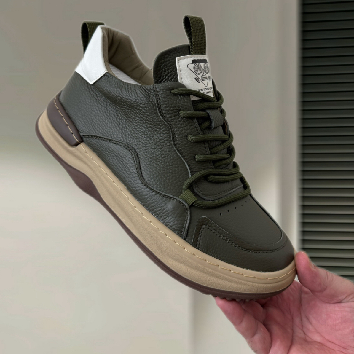 高帮头层牛皮2025秋冬季新款高帮真皮男士百搭休闲潮流时尚男鞋