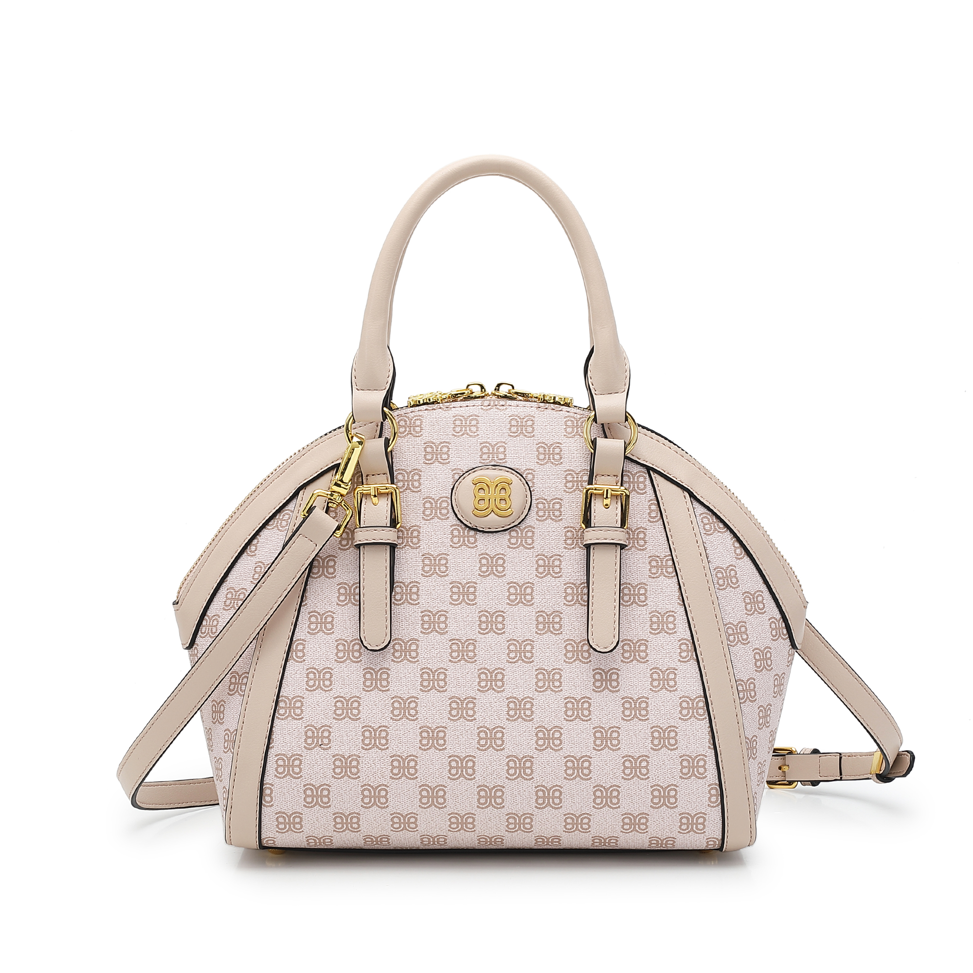 【主播自留款】邦宝利2025新款女士百搭印花潮流托特斜跨包BB25026