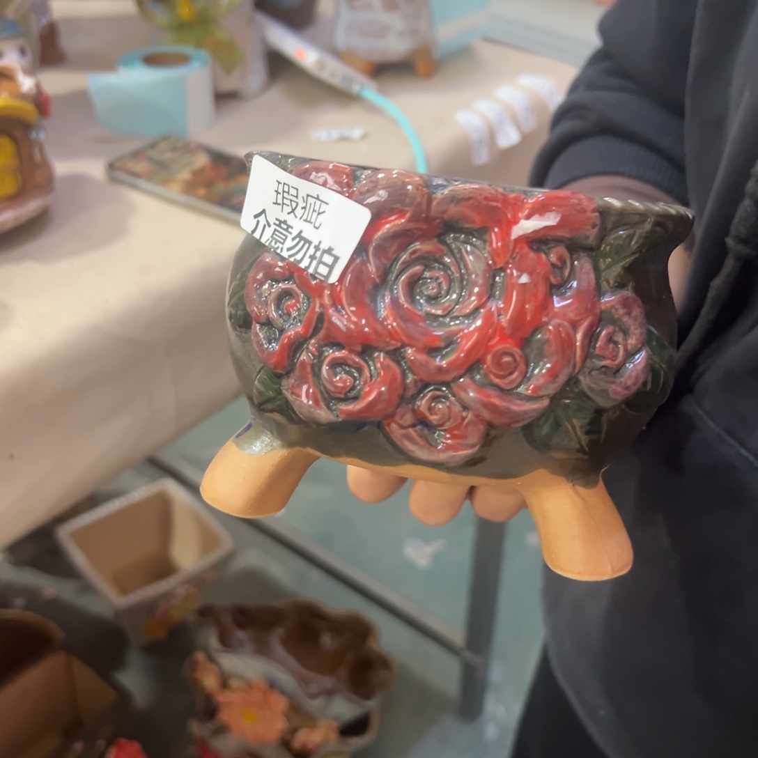 满20米秒退拉黑多肉花盆