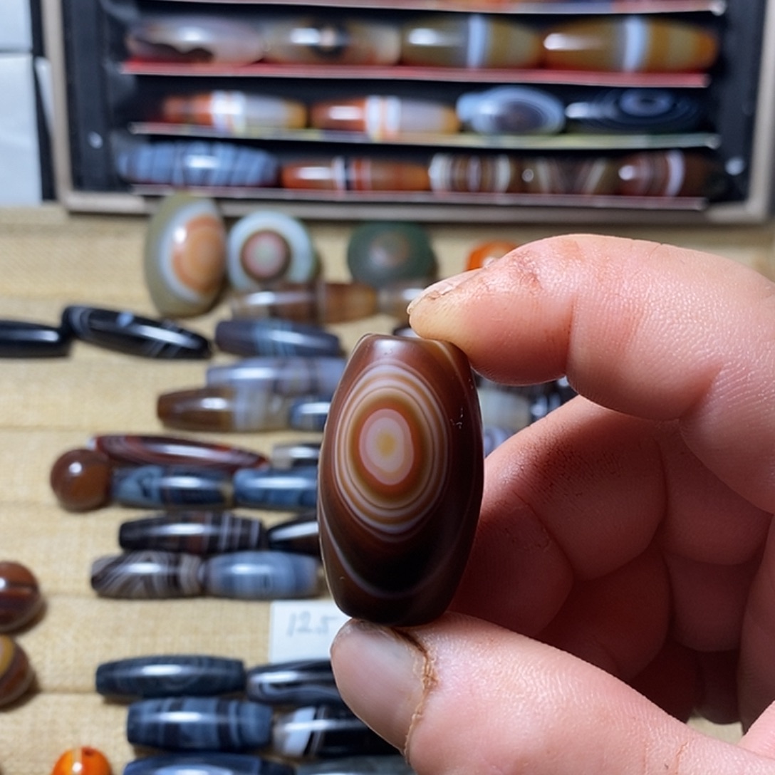 玛瑙/玉髓合金颈饰