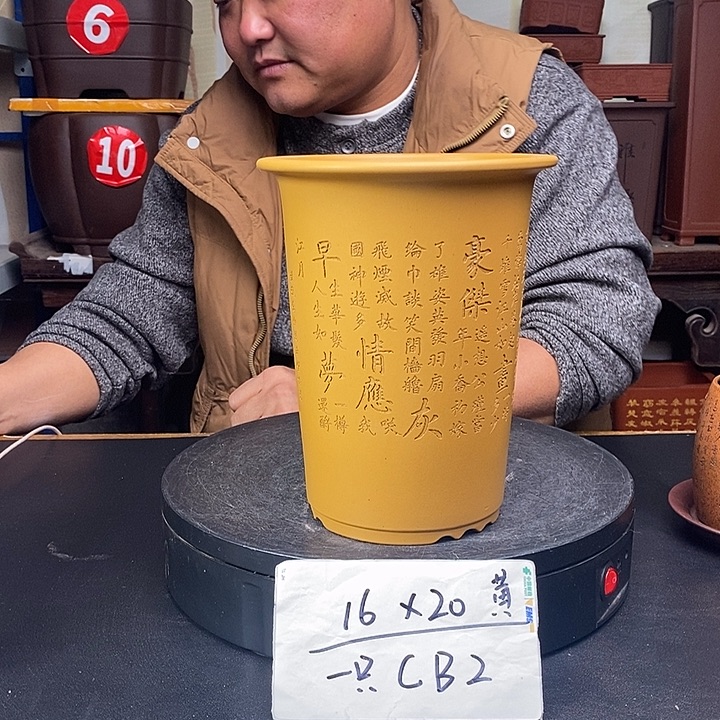 花盆紫砂货号一只CB2