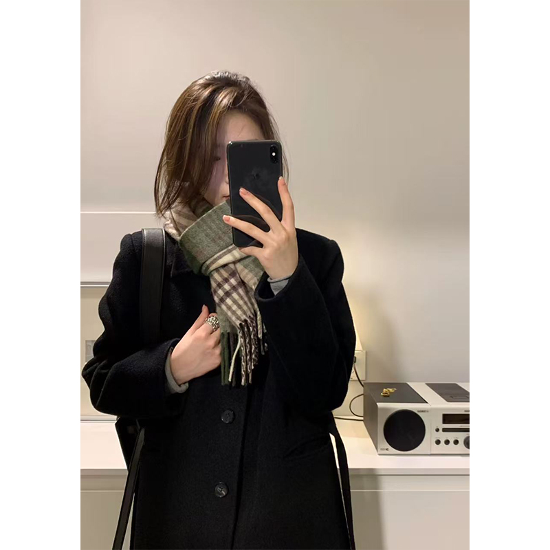 【百万严选】搭配神器！好看的氛围感100羊毛围巾~92406