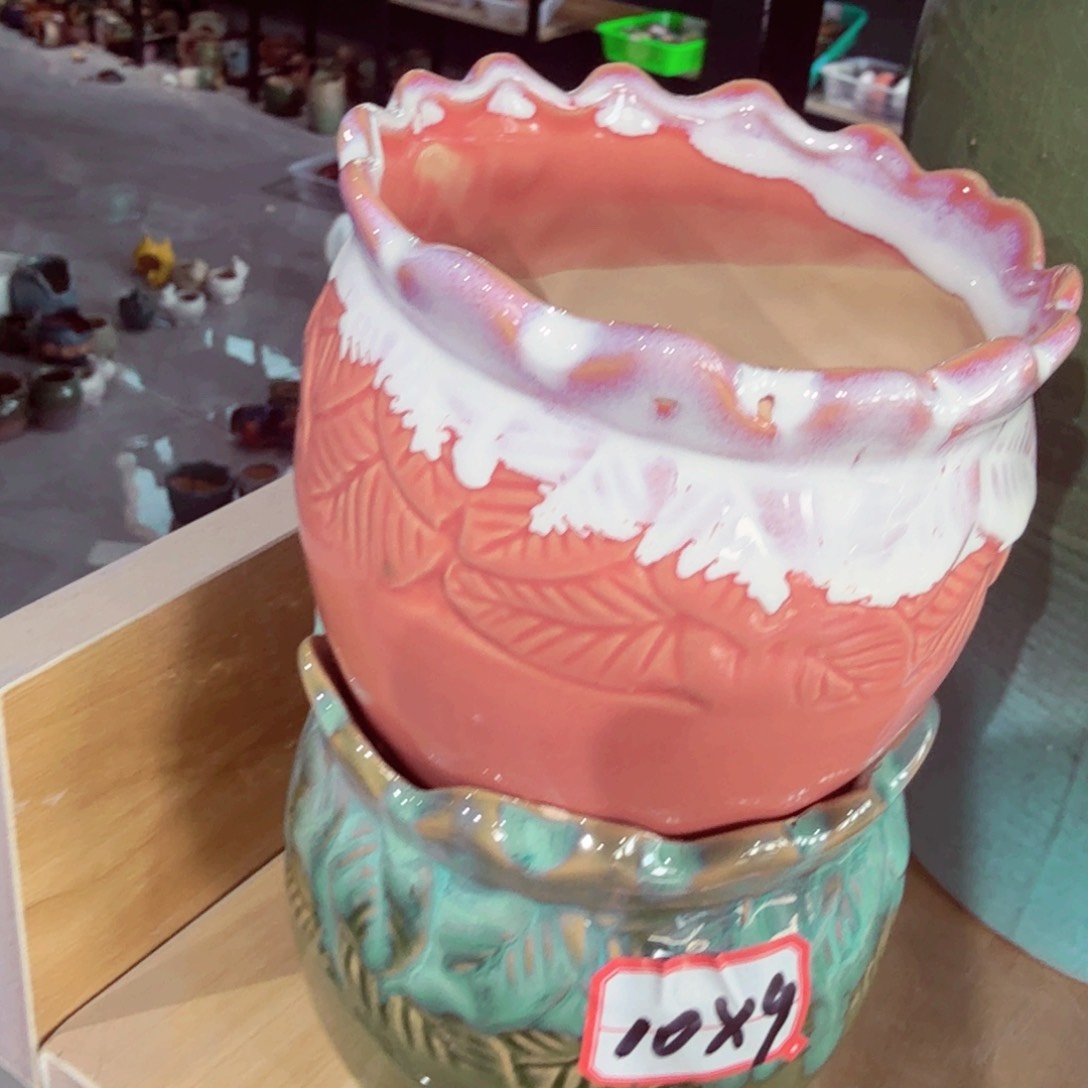 紫砂花盆粗陶盆醋