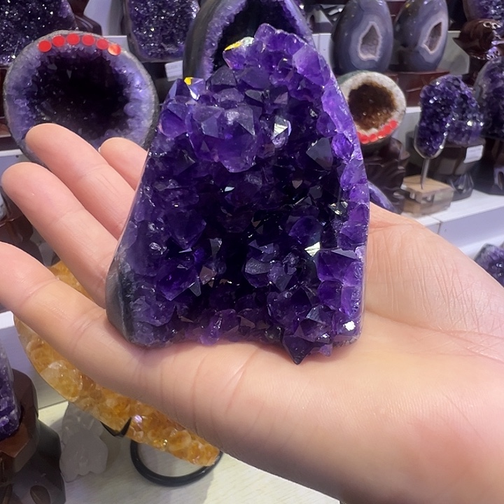 珠宝半成品紫晶未镶嵌