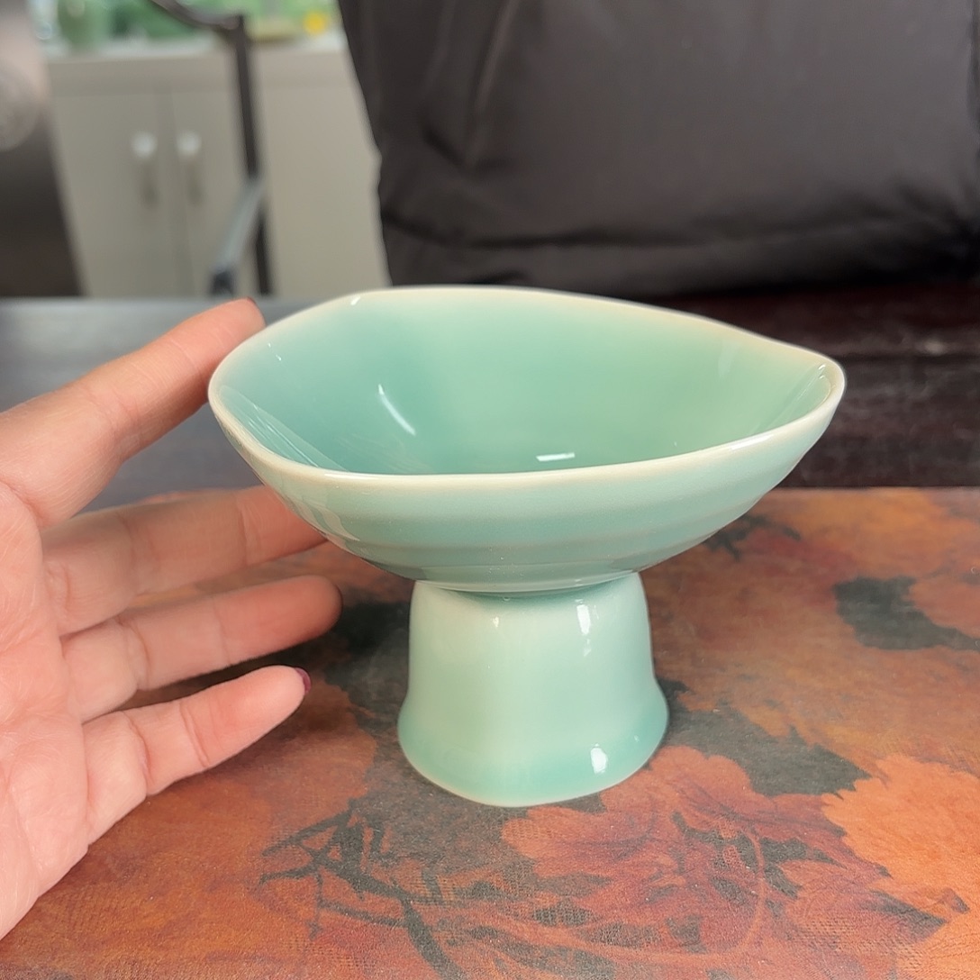 龙泉云间青瓷小米茶器