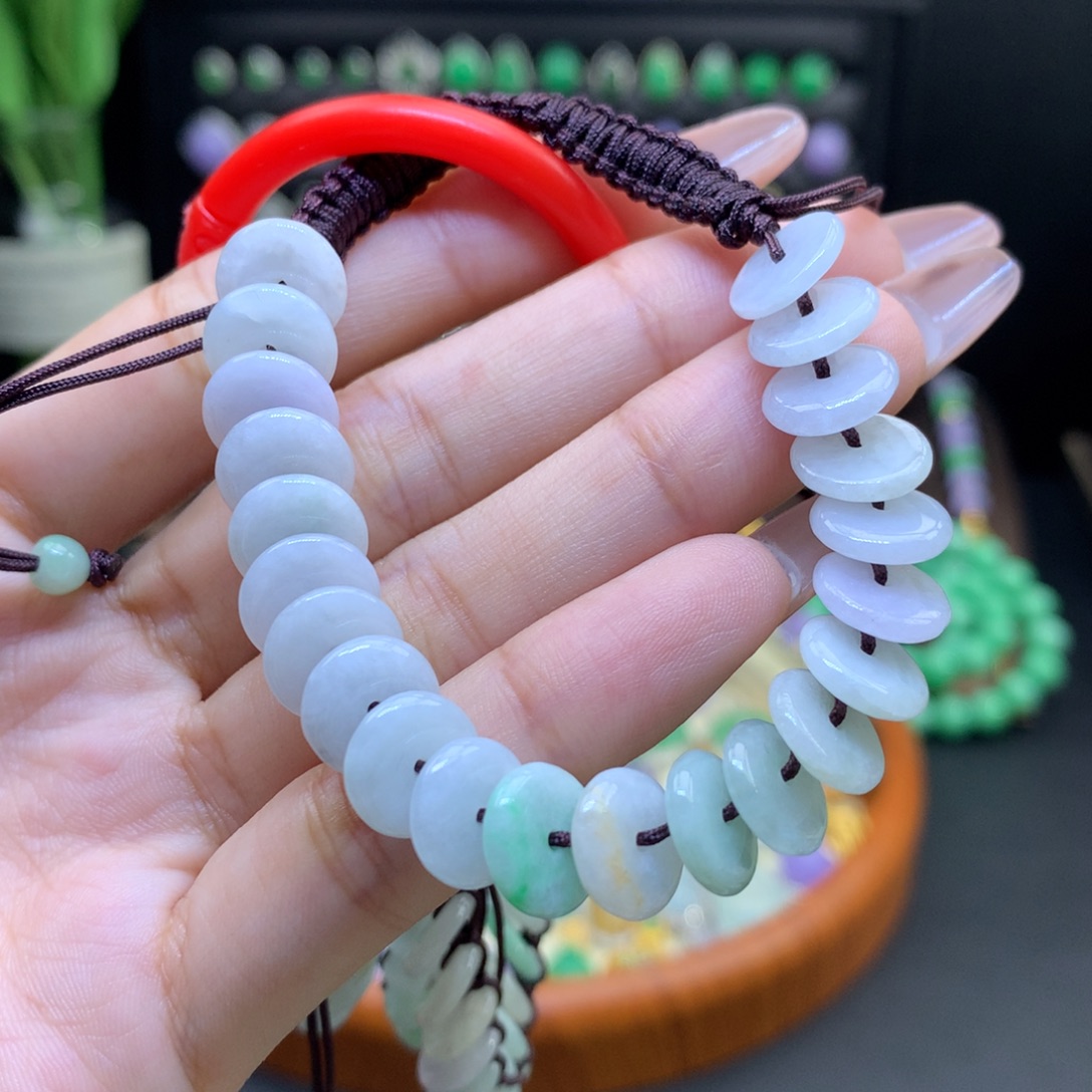 翡翠未镶嵌颈饰天然