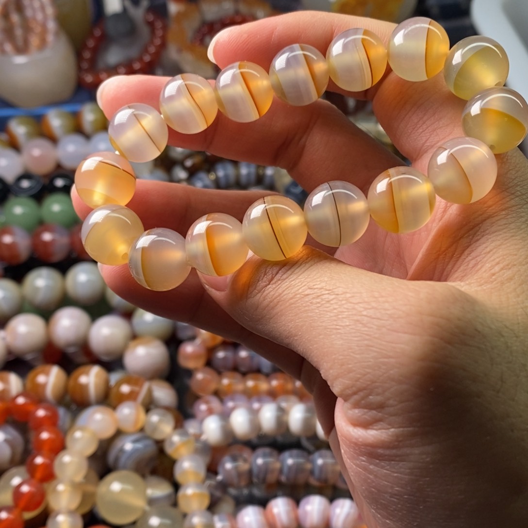 玛瑙/玉髓手链未镶嵌
