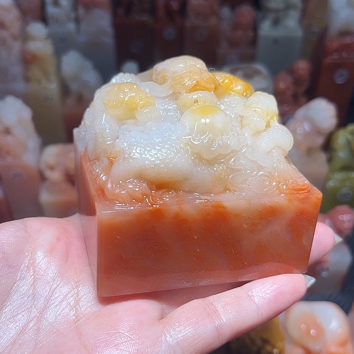 老挝石老挝保利石印章