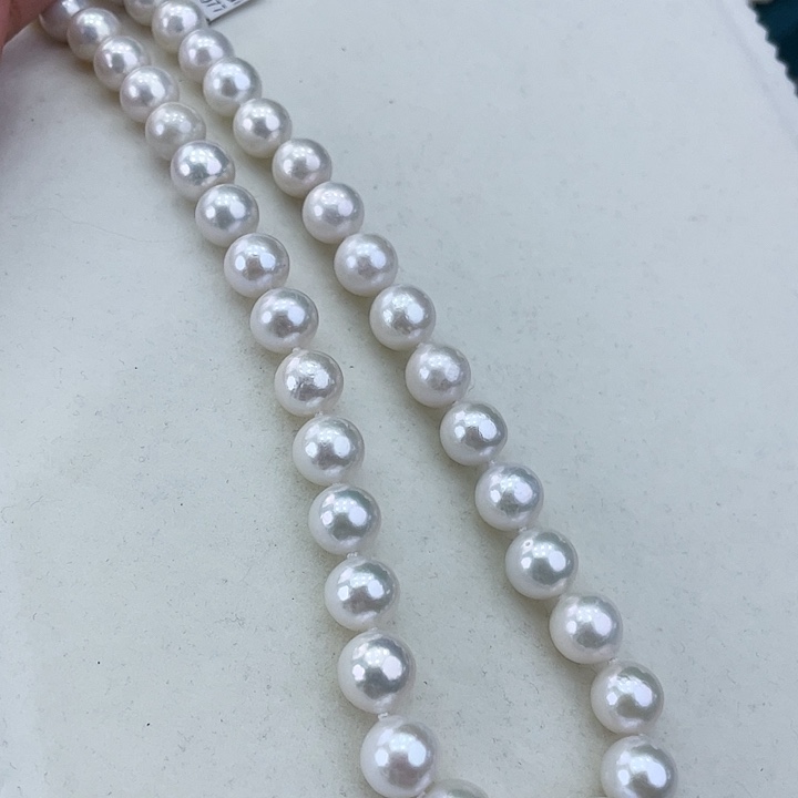 淡水珍珠颈饰银S925镶嵌10➕极光炫彩高品