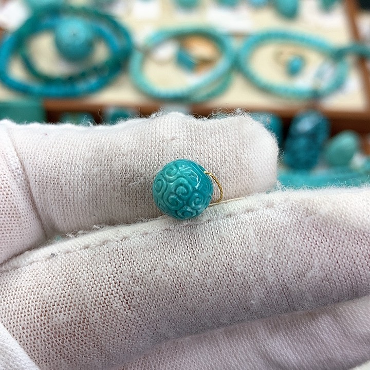 绿松石挂件未镶嵌