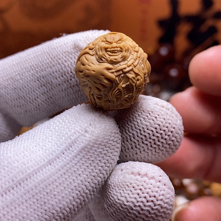吊坠猴头核桃…*锁龙僧
