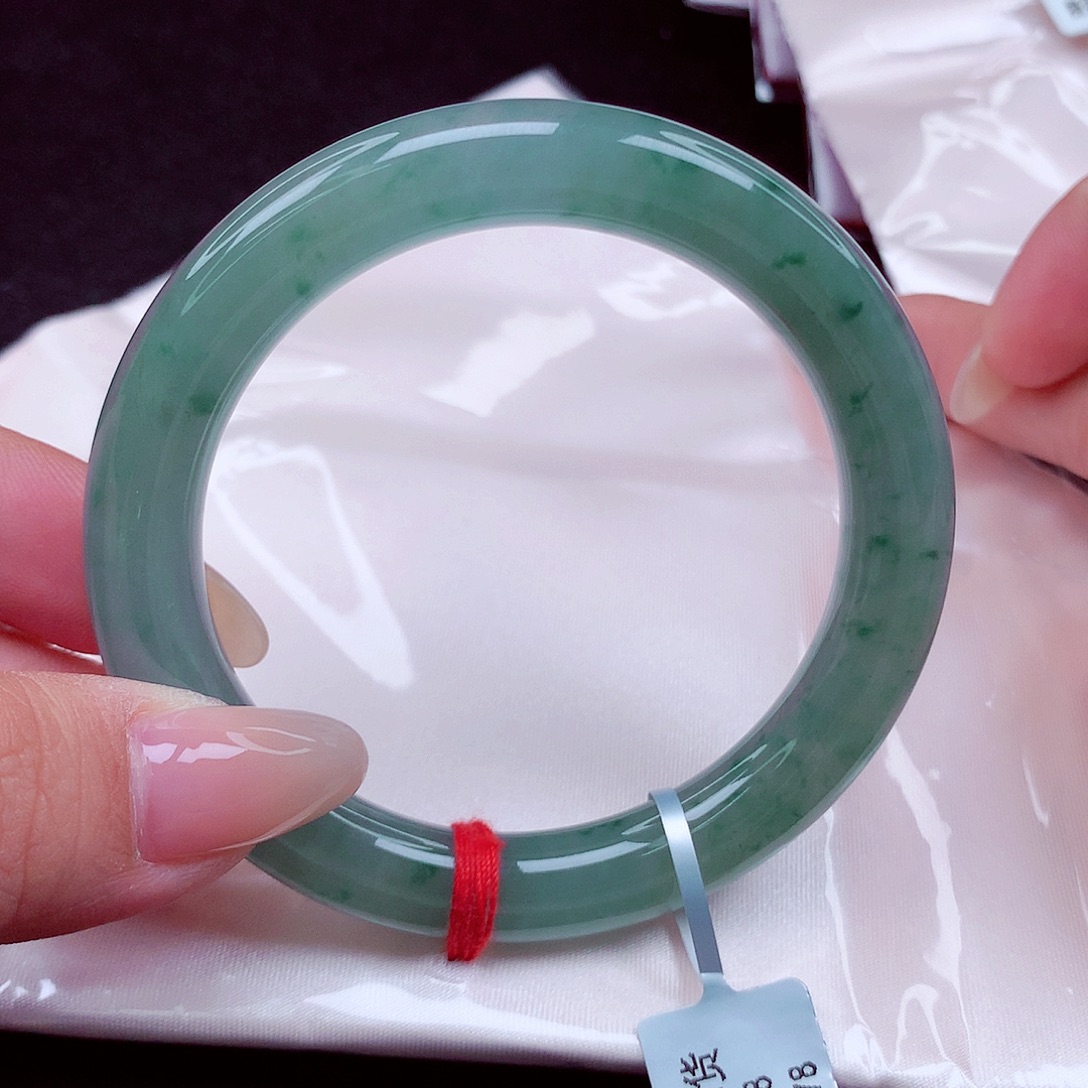 翡翠未镶嵌手镯天然缅甸翡翠A货玉手镯