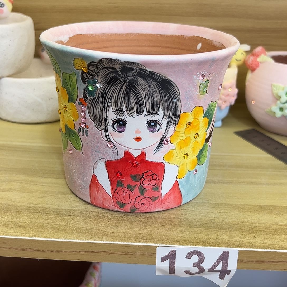 景德镇陶瓷花盆景德镇陶瓷花盆