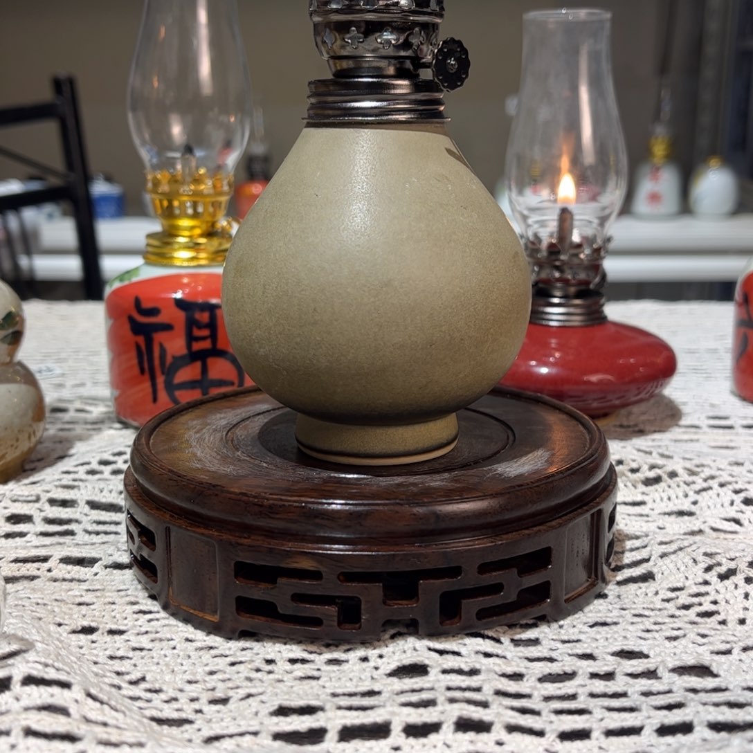 摆件景德镇陶瓷香薰灯