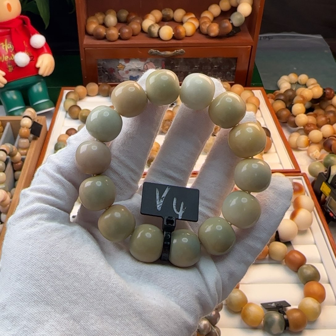 菩提根/象牙果手串卡16苹果微瑕4