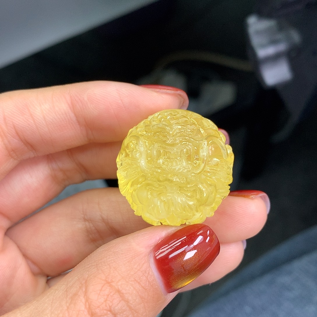 琥珀未镶嵌珠宝奇石26.5mm