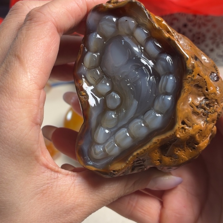 玛瑙/玉髓未镶嵌吊坠(不含链)