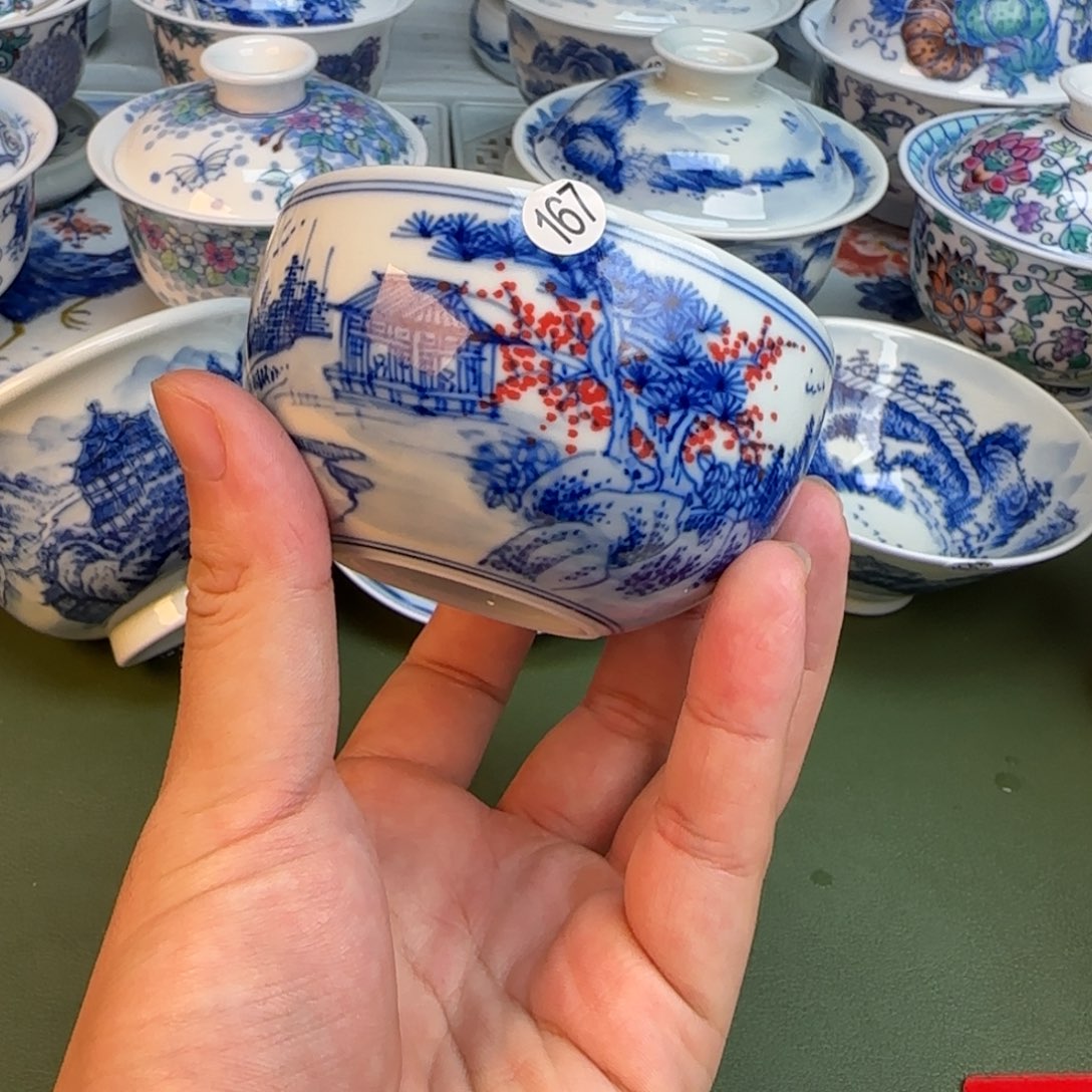 彦祖纯手工手绘茶具167