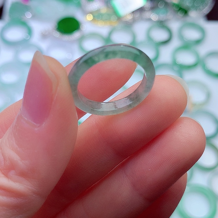 翡翠未镶嵌戒指天然翡翠