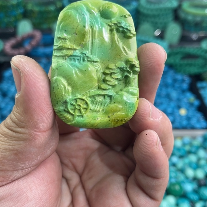 菱锰矿珠宝半成品未镶嵌