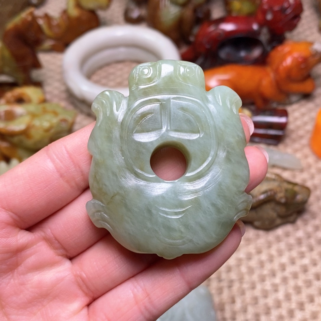 白玉菩提吊坠白玉菩提白玉菩提摆件