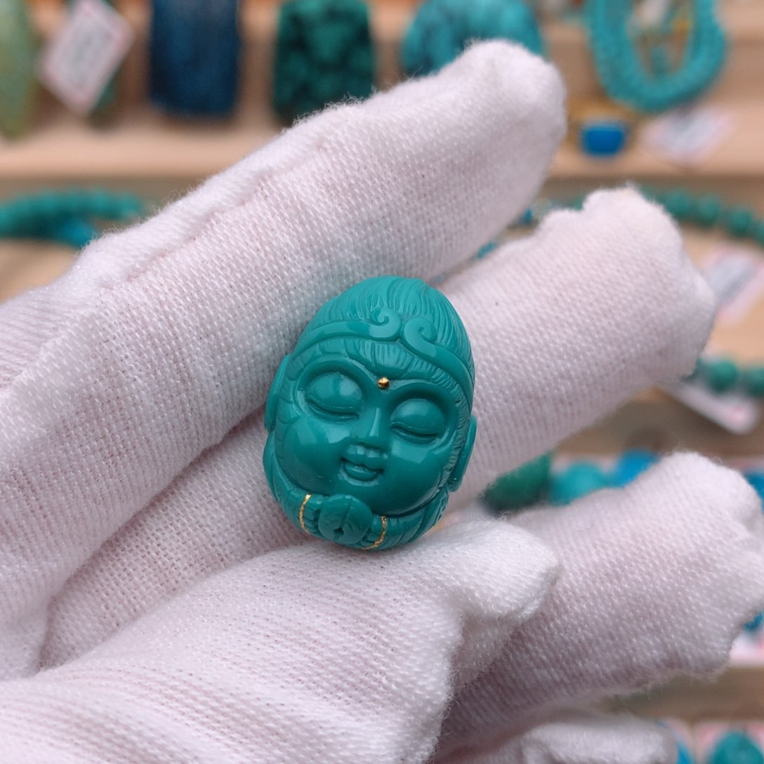 未镶嵌绿松石雕刻