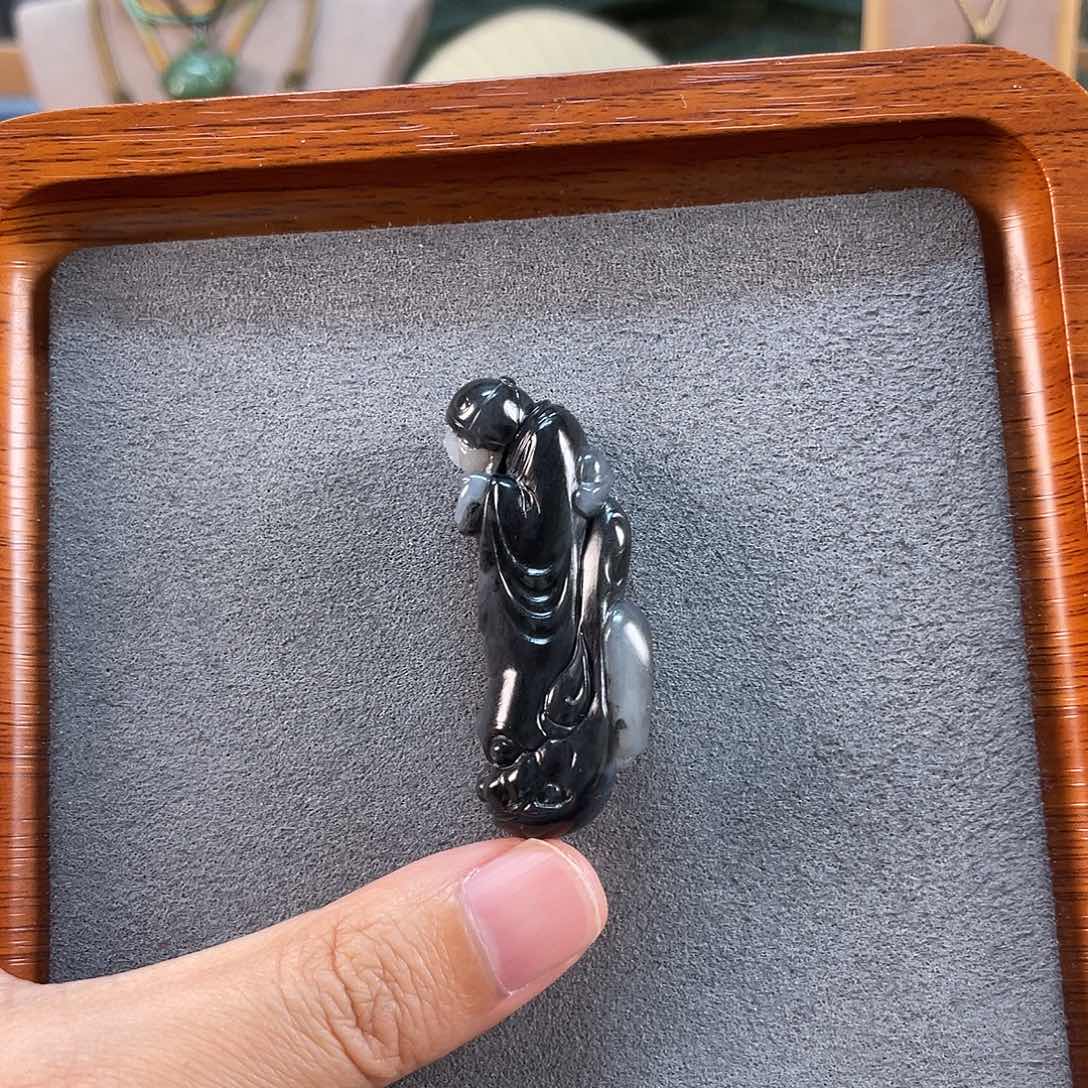 和田玉未镶嵌吊坠(不含链)