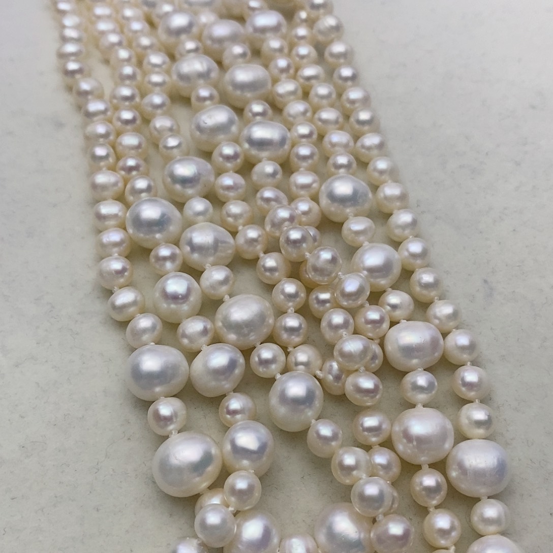 【闪购商品】淡水珍珠毛衣链未镶嵌1.6m