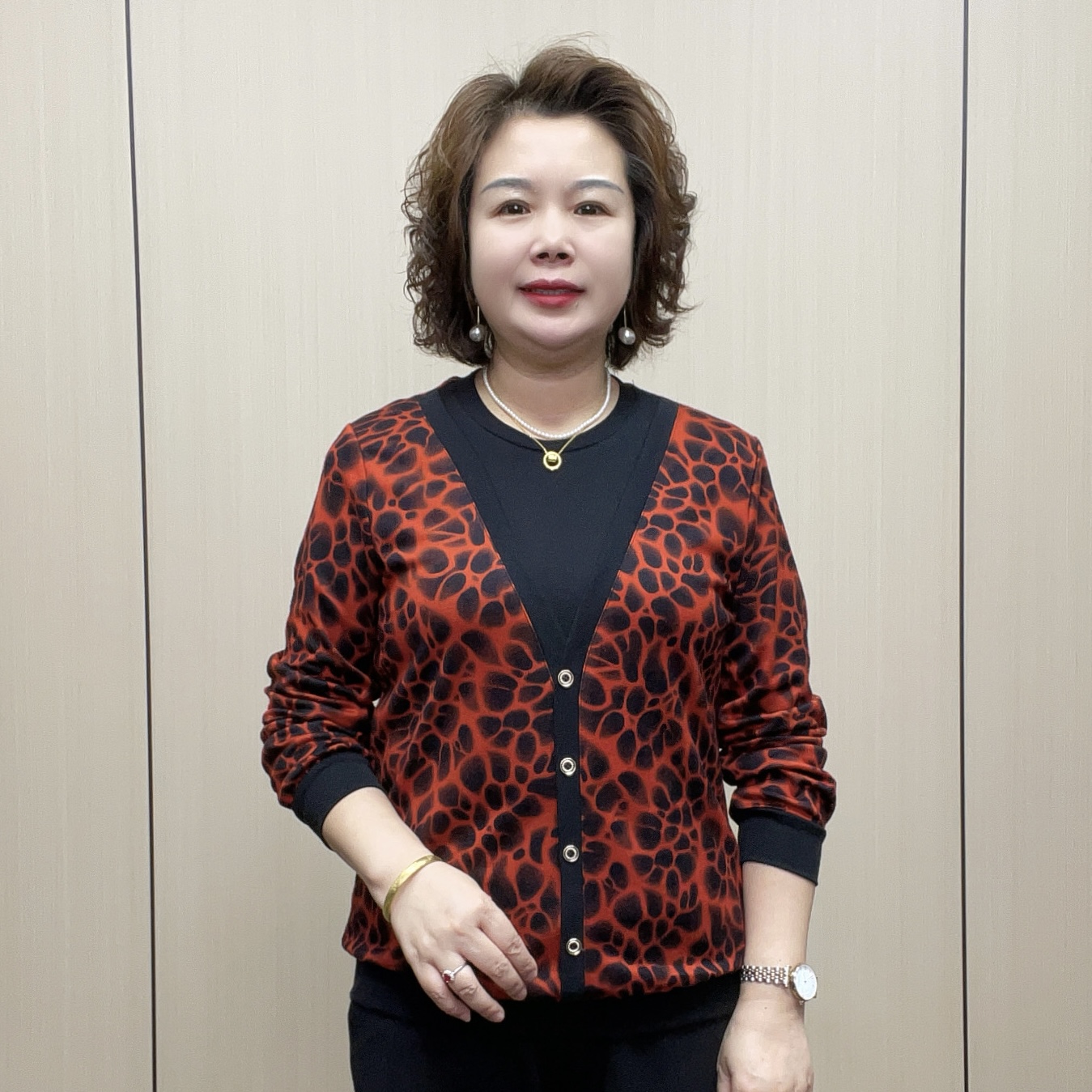 2025秋季女装长袖休闲气质百搭时尚减龄宽松显瘦洋气中老年妈妈装